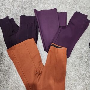 a new day Women's Straight Leg Pants - Purple and Orange